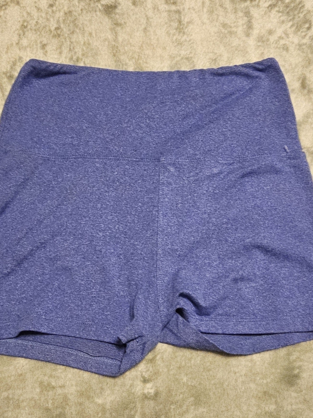 High-Rise Women’s Bike Shorts — Heather Navy